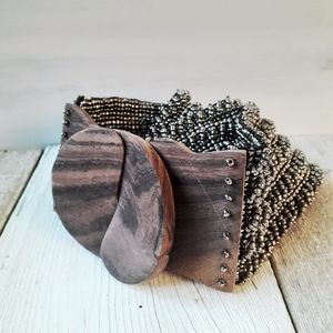 2/$30 ❤ Anthropologie Stretchy Beaded Belt